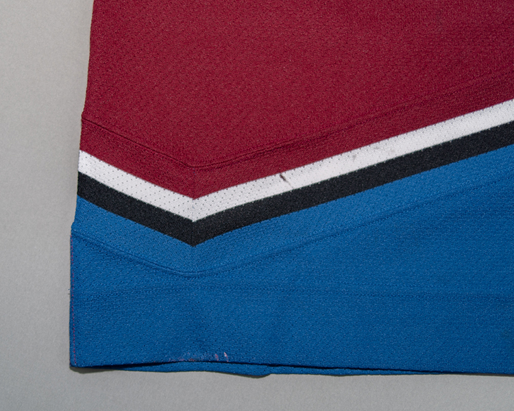 Chris Dingman Colorado Avalanche game worn jersey tagging Chris Dingman Colorado Avalanche game worn jersey tagging