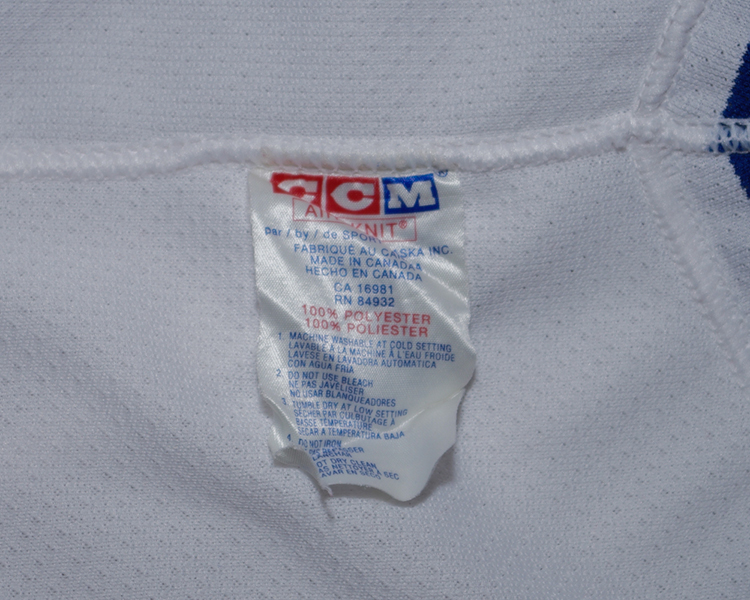 Peter Forsberg Colorado Avalanche game worn jersey tagging Peter Forsberg Colorado Avalanche game worn jersey tagging