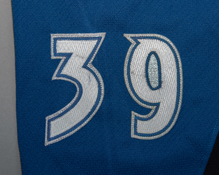 Ville Nieminen Colorado Avalanche game worn jersey tagging Ville Nieminen Colorado Avalanche game worn jersey tagging