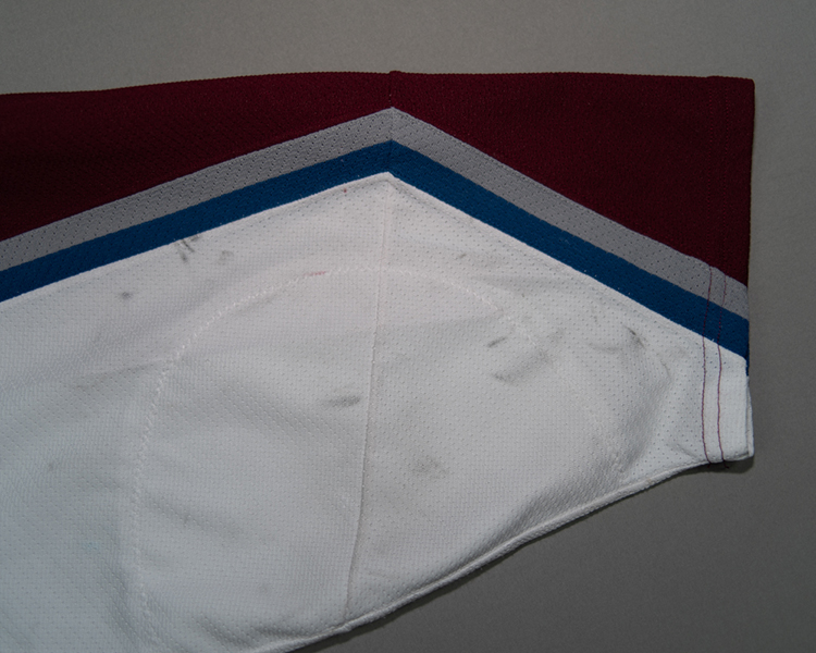 Rob Blake Colorado Avalanche game worn jersey tagging Rob Blake Colorado Avalanche game worn jersey tagging
