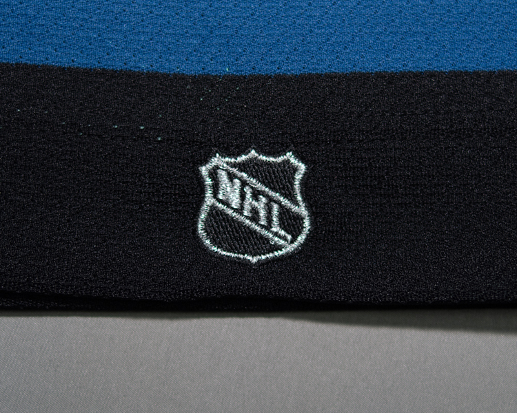 Eric Messier Colorado Avalanche game worn jersey tagging Eric Messier Colorado Avalanche game worn jersey tagging