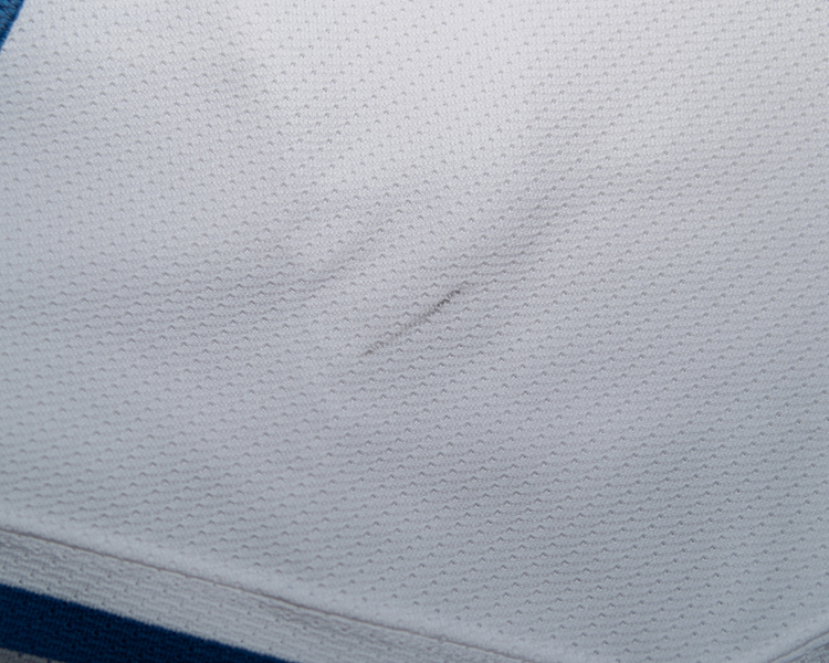 Serge Aubin Colorado Avalanche game worn jersey tagging Serge Aubin Colorado Avalanche game worn jersey tagging