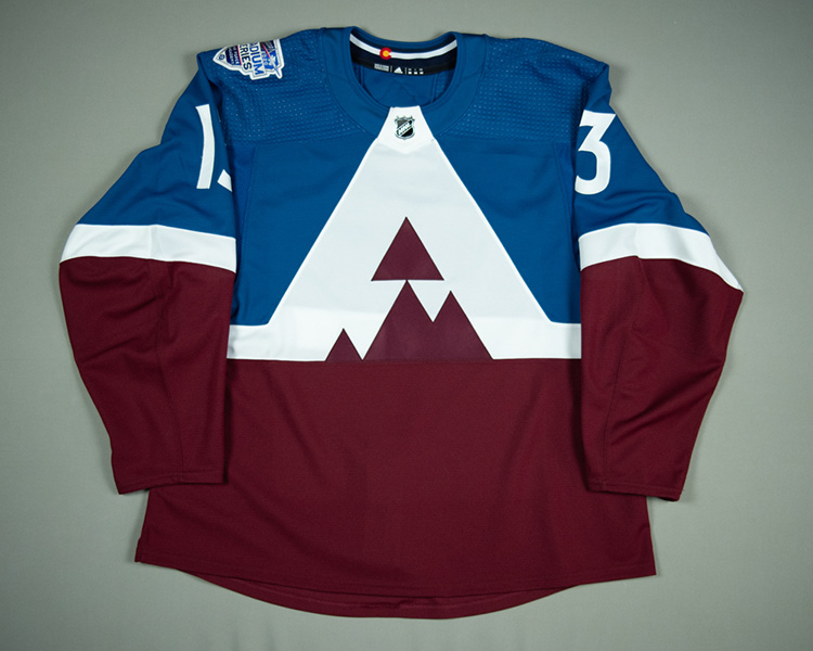 Alexander Kerfoot 2018-2019 game worn jersey front Alexander Kerfoot 2018-2019 game worn jersey front