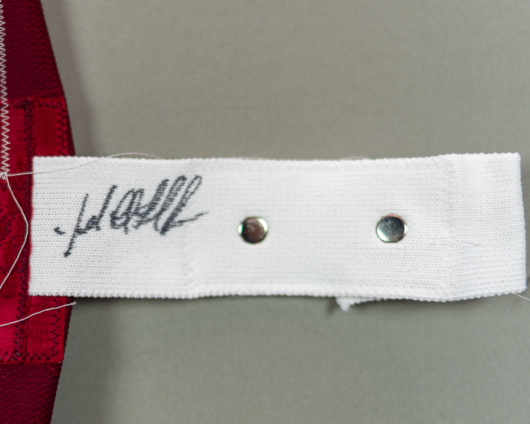 Ryan Graves game worn jersey fight strap Ryan Graves game worn jersey fight strap