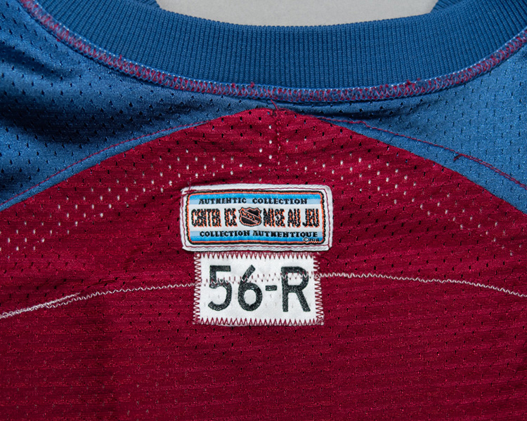 Andre Kovalenko Colorado Avalanche game worn jersey tagging Andre Kovalenko Colorado Avalanche game worn jersey tagging