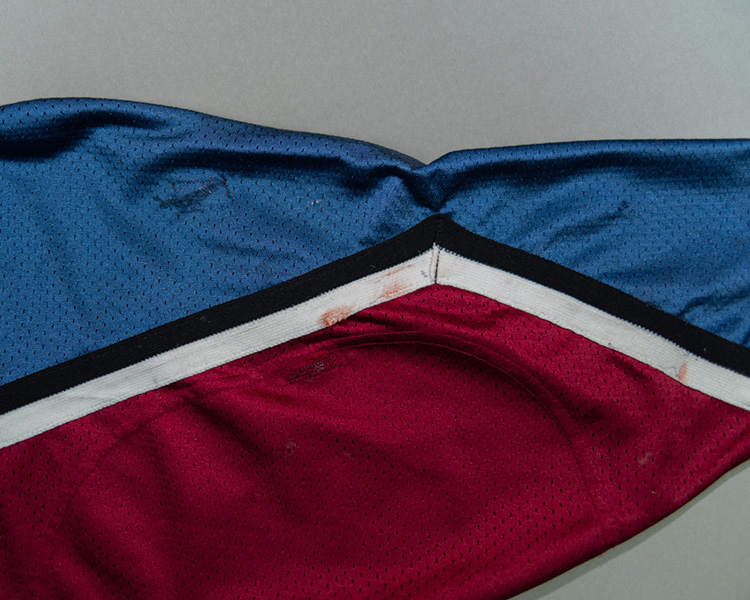 Andre Kovalenko Colorado Avalanche game worn jersey tagging Andre Kovalenko Colorado Avalanche game worn jersey tagging