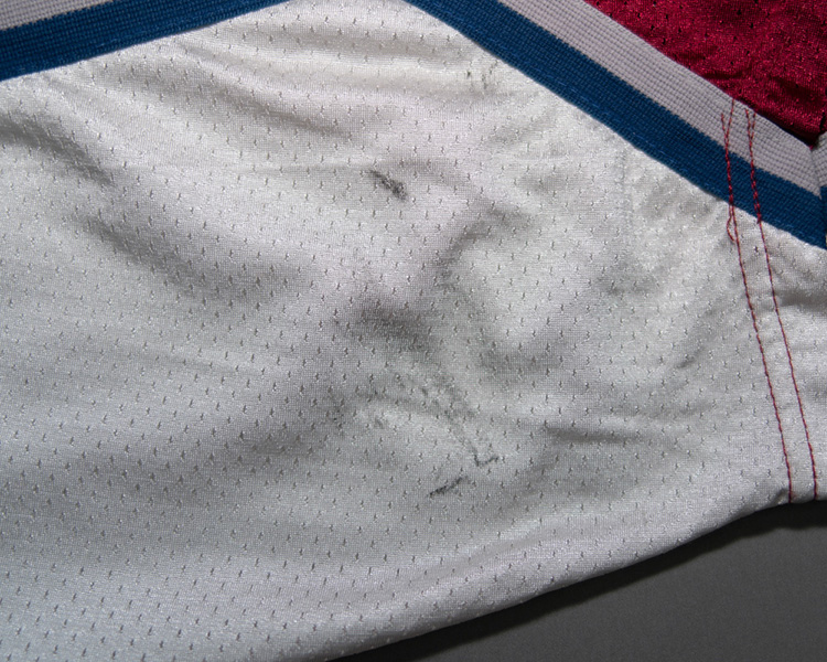 on Klemm Colorado Avalanche game worn jersey tagging on Klemm Colorado Avalanche game worn jersey tagging